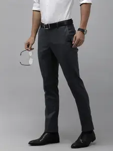 Arrow Men Textured Tailored Formal Trousers