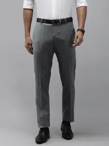 Arrow Men Textured Tailored Formal Trousers