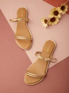 Tokyo Talkies Women Open Toe Flats With No Backstrap