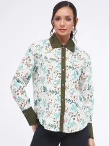 Kibo Floral Printed Casual Shirt