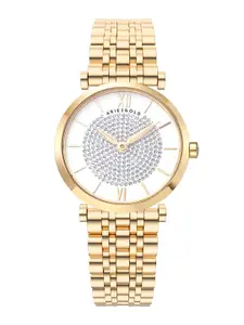 Aries Gold The Draliet Women Stainless Steel Bracelet Style Straps Analogue L 5042 G-W