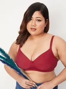 max Plus Size Lightly Padded Non Wired Everyday Bra 1000011928544