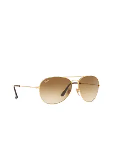 Ray-Ban Men Aviator Sunglasses with UV Protected Lens 8901279343206