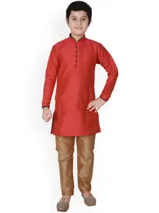 Pro-Ethic STYLE DEVELOPER Boys Geometric Printed Kurta With Pyjamas