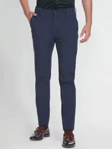 Arrow New York Men Mid-Rise Slim Fit Trousers