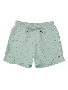 Gini and Jony Girls Floral Printed Cotton Shorts