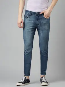 Code 61 Men Skinny Fit Low-Rise Light Fade Stretchable Jeans
