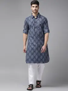 See Designs Printed Regular Pure Cotton Kurta with Pyjamas