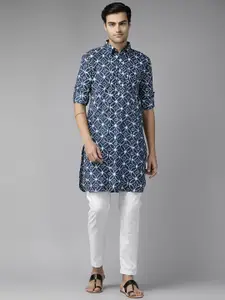 See Designs Printed Regular Pure Cotton Kurta With Pyjamas