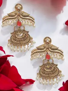 OOMPH Floral Chandbalis Earrings