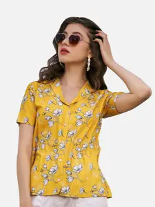 NEOFAA Floral Printed Casual Shirt