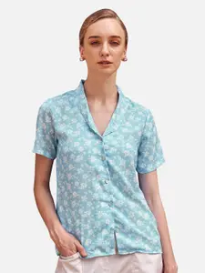 NEOFAA Floral Printed Casual Shirt