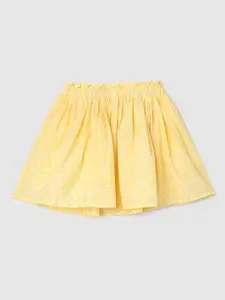 max Girls Pure Cotton Knee-Length Flared Skirts