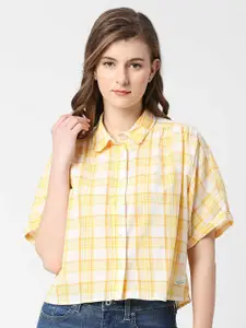 Pepe Jeans Comfort Tartan Checks Checked Cotton Casual Shirt