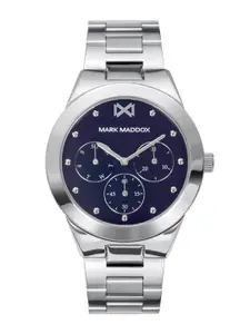 MARK MADDOX Women Round Dial & Stainless Steel Straps Analogue Watch- MM0117-36