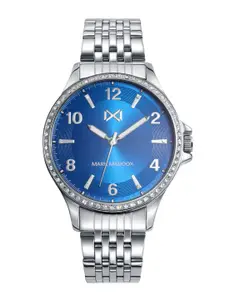 MARK MADDOX Women Embellished Dial & Stainless Steel Straps Analogue Watch- MM7151-35