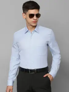 Luxure by Louis Philippe Spread Collar Pure Cotton Slim Fit Formal Shirt