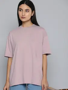 ether Drop-Shoulder Sleeves Longline Boxy T-shirt