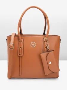 Sugarush PU Structured Satchel With Pouch