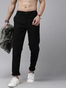 Roadster Men Tapered Fit Trousers