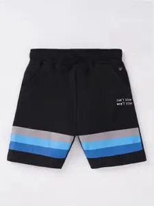 Ed-a-Mamma Boys Striped Cotton Regular Fit Shorts