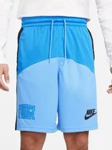 Nike Men Colourblocked Dri-Fit START5BLK 11IN Basketball Shorts