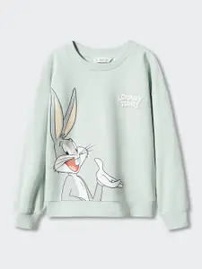 Mango Kids Girls Bugs Bunny Printed Round-Neck Sweatshirt