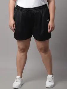 Rute Plus Size Women Mid-Rise Cotton Regular Shorts