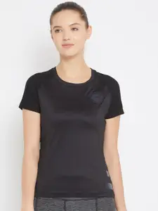 JUMP USA Self Design Raglan Sleeves Slim Fit T-shirt
