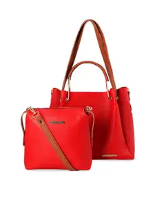Bagsy Malone Set Of 2 PU Structured Handbags