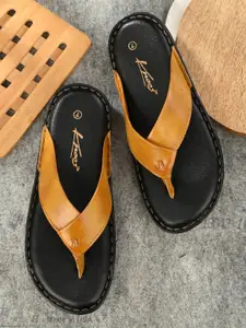 knoos Men Textured Slip-On Comfort Sandals