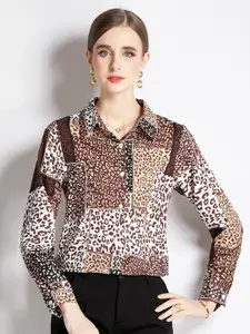JC Collection Animal Printed Casual Shirt