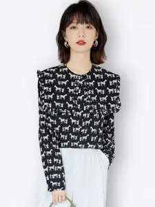 JC Collection Conversational Printed Casual Shirt