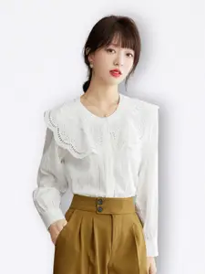 JC Collection Self Design Casual Shirt