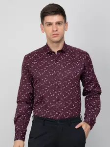 CODE by Lifestyle Floral Printed Cotton Formal Shirt