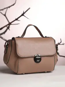 HAUTE SAUCE by  Campus Sutra HAUTE SAUCE by Campus Sutra PU Bowling Satchel