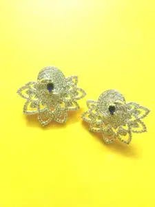 Runjhun Gold-Plated Cubic Zirconia Earrings