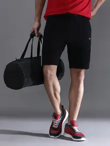 Crocodile Men Mid-Rise Slim Fit Cotton Shorts