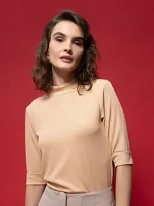 DeFacto High Neck Short Sleeves T-shirt