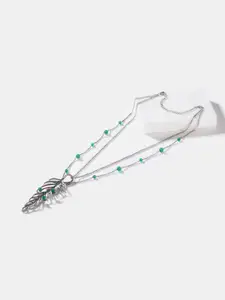SHAYA Sterling Silver Oxidised Necklace