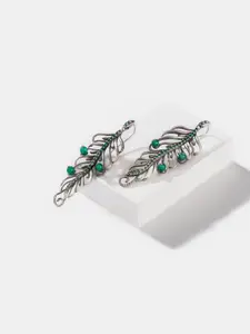 SHAYA Oxidized Drop Earrings