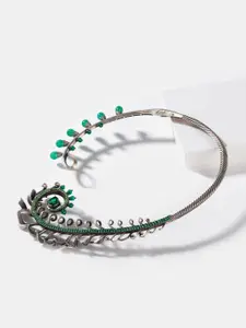 SHAYA Sterling Silver Unlearn Oxidized Slip-On Necklace