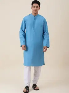 Fabindia Band Collar Straight Kurta