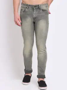 Cantabil Men Heavy Fade Regular Fit Stretchable Cotton Jeans