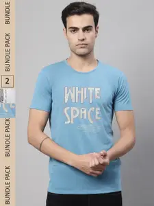 MACK JONNEY Pack Of 2 Printed Cotton T-shirt