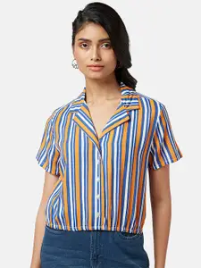 People Vertical Stripes Striped Casual Shirt