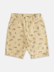 Pantaloons Junior Boys Conversational Printed Cotton Shorts