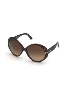 Tom Ford Women Lens & Round Sunglasses with UV Protected Lens FT0848_52F
