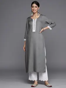 Varanga Yoke Design Thread Work Kurta