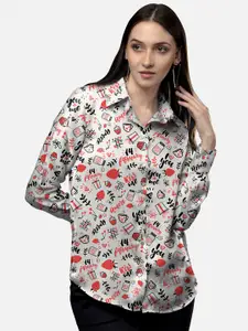 NEOFAA Conversational Printed Casual Shirt